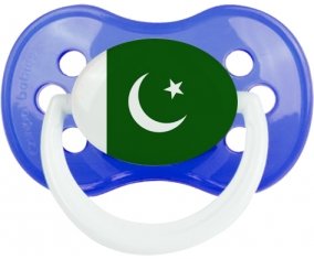 Drapeau Pakistan Tétine Anatomique Bleu classique
