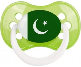 Drapeau Pakistan Tétine Anatomique Vert classique