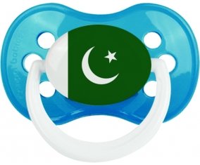 Drapeau Pakistan Tétine Anatomique Cyan classique