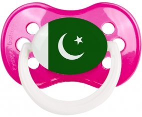 Drapeau Pakistan Tétine Anatomique Rose foncé classique
