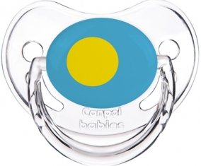 Drapeau Palau Sucette Physiologique Transparent classique