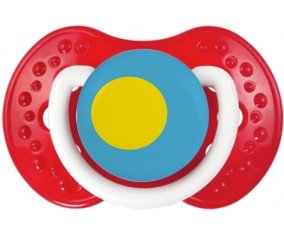 Drapeau Palau Sucette LOVI Dynamic Blanc-rouge classique