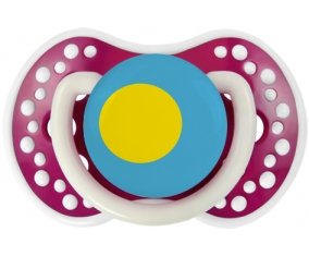 Drapeau Palau Sucette LOVI Dynamic Fuchsia phosphorescente