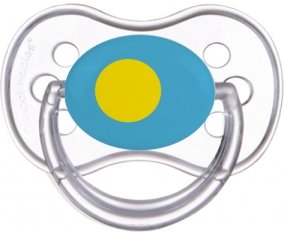 Drapeau Palau Sucette Anatomique Transparente classique