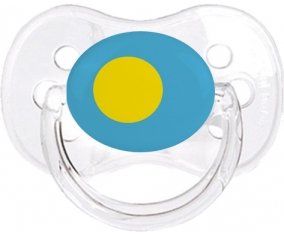 Drapeau Palau Tétine Cerise Transparent classique