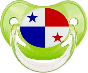 Drapeau Panama Tétine Physiologique Vert classique