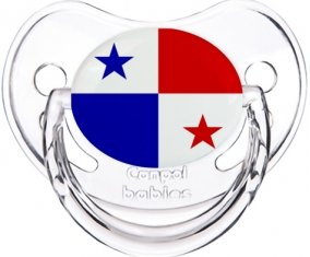 Drapeau Panama Tétine Physiologique Transparent classique