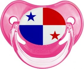 Drapeau Panama Tétine Physiologique Rose classique