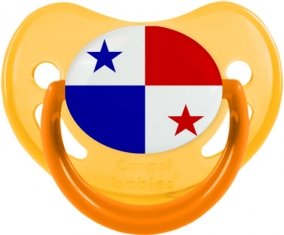 Drapeau Panama Tétine Physiologique Jaune phosphorescente