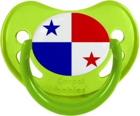 Drapeau Panama Tétine Physiologique Vert phosphorescente