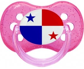 Drapeau Panama Sucete Cerise Rose à paillette