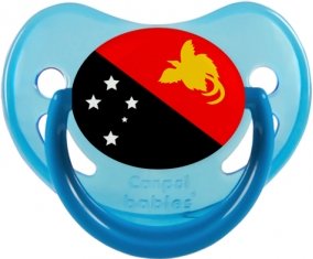 Drapeau Papouasie Nouvelle Guinée Sucete Physiologique Bleue phosphorescente