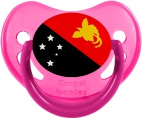 Drapeau Papouasie Nouvelle Guinée Sucete Physiologique Rose phosphorescente