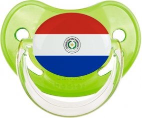 Drapeau Paraguay Sucette Physiologique Vert classique