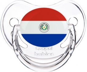 Drapeau Paraguay Sucette Physiologique Transparent classique