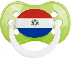 Drapeau Paraguay Tétine Anatomique Vert classique