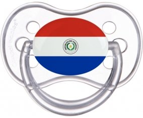 Drapeau Paraguay Tétine Anatomique Transparente classique