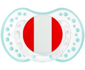 Drapeau Pérou Sucette LOVI Dynamic Retro-blanc-lagon classique