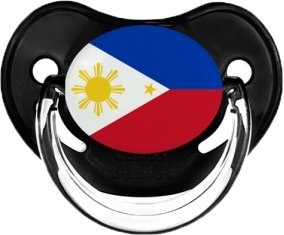 Drapeau Philippines Tétine Physiologique Noir classique