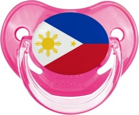 Drapeau Philippines Tétine Physiologique Rose classique