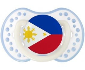 Drapeau Philippines Sucete LOVI Dynamic Blanc-cyan classique