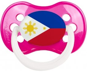 Drapeau Philippines Sucete Anatomique Rose foncé classique