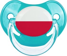 Drapeau Pologne : Sucette Physiologique personnalisée