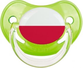 Drapeau Pologne Sucete Physiologique Vert classique