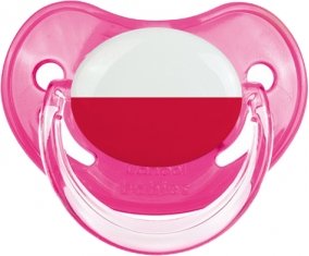 Drapeau Pologne Sucete Physiologique Rose classique