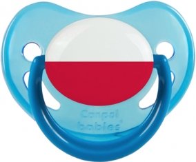 Drapeau Pologne Sucete Physiologique Bleue phosphorescente