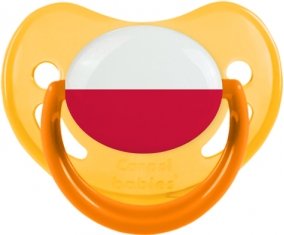 Drapeau Pologne Sucete Physiologique Jaune phosphorescente