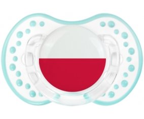 Drapeau Pologne Tétine LOVI Dynamic Retro-blanc-lagon classique