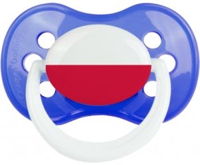 Drapeau Pologne : Sucette Anatomique personnalisée