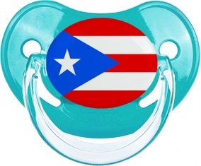 Drapeau Porto Rico : Sucette Physiologique personnalisée