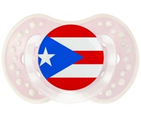 Drapeau Porto Rico Sucette LOVI Dynamic Retro-rose-tendre classique