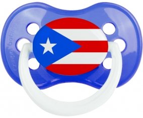 Drapeau Porto Rico : Sucette Anatomique personnalisée
