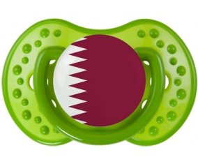 Drapeau Qatar : Sucette LOVI Dynamic personnalisée