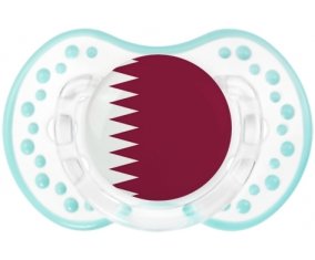 Drapeau Qatar Sucete LOVI Dynamic Retro-blanc-lagon classique