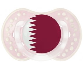 Drapeau Qatar Sucete LOVI Dynamic Retro-rose-tendre classique