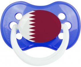 Drapeau Qatar : Sucette Anatomique personnalisée