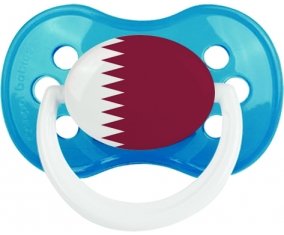 Drapeau Qatar Sucete Anatomique Cyan classique