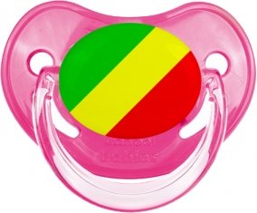 Drapeau République du Congo Sucete Physiologique Rose classique