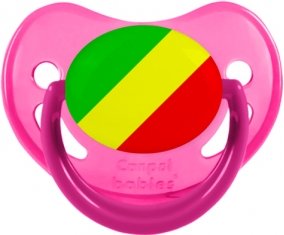 Drapeau République du Congo Sucete Physiologique Rose phosphorescente