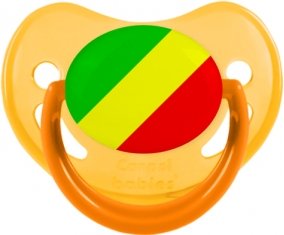 Drapeau République du Congo Sucete Physiologique Jaune phosphorescente