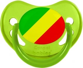Drapeau République du Congo Sucete Physiologique Vert phosphorescente