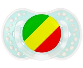 Drapeau République du Congo Tétine LOVI Dynamic Retro-turquoise-lagon classique