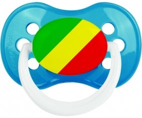 Drapeau République du Congo Sucette Anatomique Cyan classique