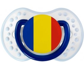 Drapeau Roumanie Sucette LOVI Dynamic Marine-blanc-bleu classique