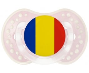 Drapeau Roumanie Sucette LOVI Dynamic Retro-rose-tendre classique