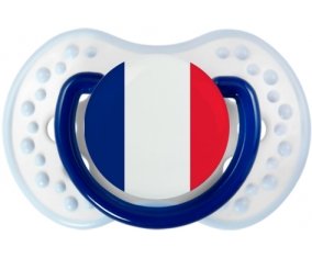 Drapeau île de la Réunion Sucette LOVI Dynamic Marine-blanc-bleu classique